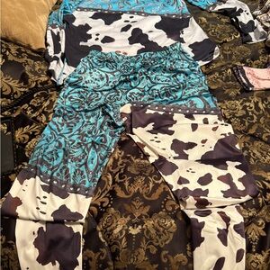 Chic Teal and Black Lingerie Set